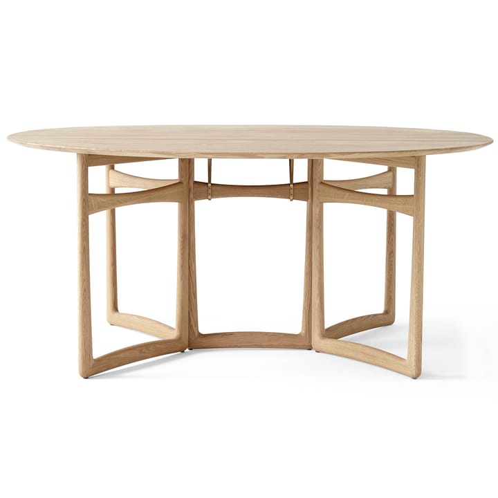 Drop Leaf dining table HM6 - White oiled oak - &Tradition