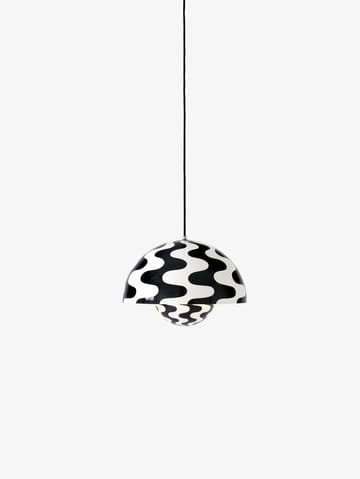 Flowerpot pendant lamp VP7 - Black-white pattern - &Tradition