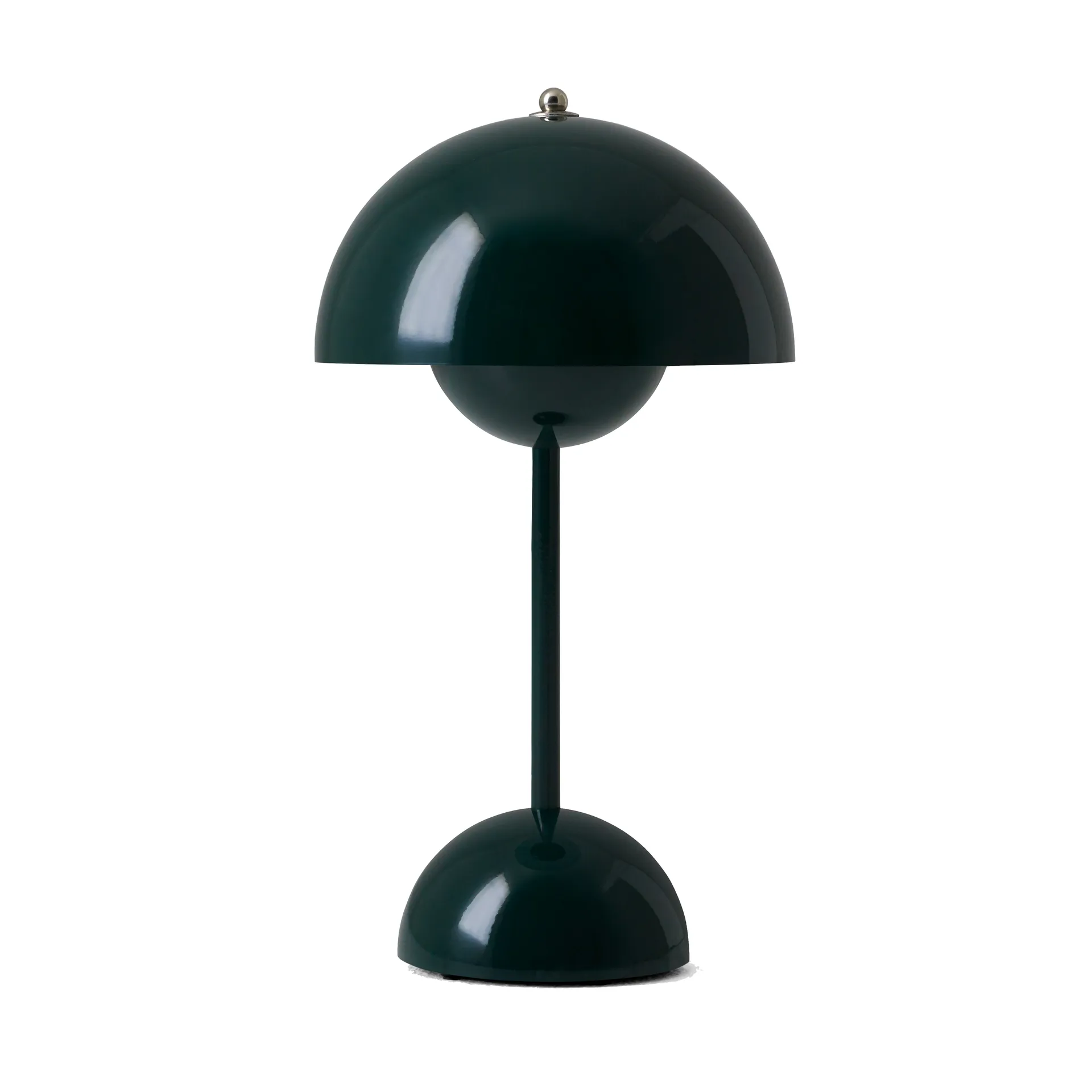 Flowerpot portable table lamp VP9, dark green &Tradition