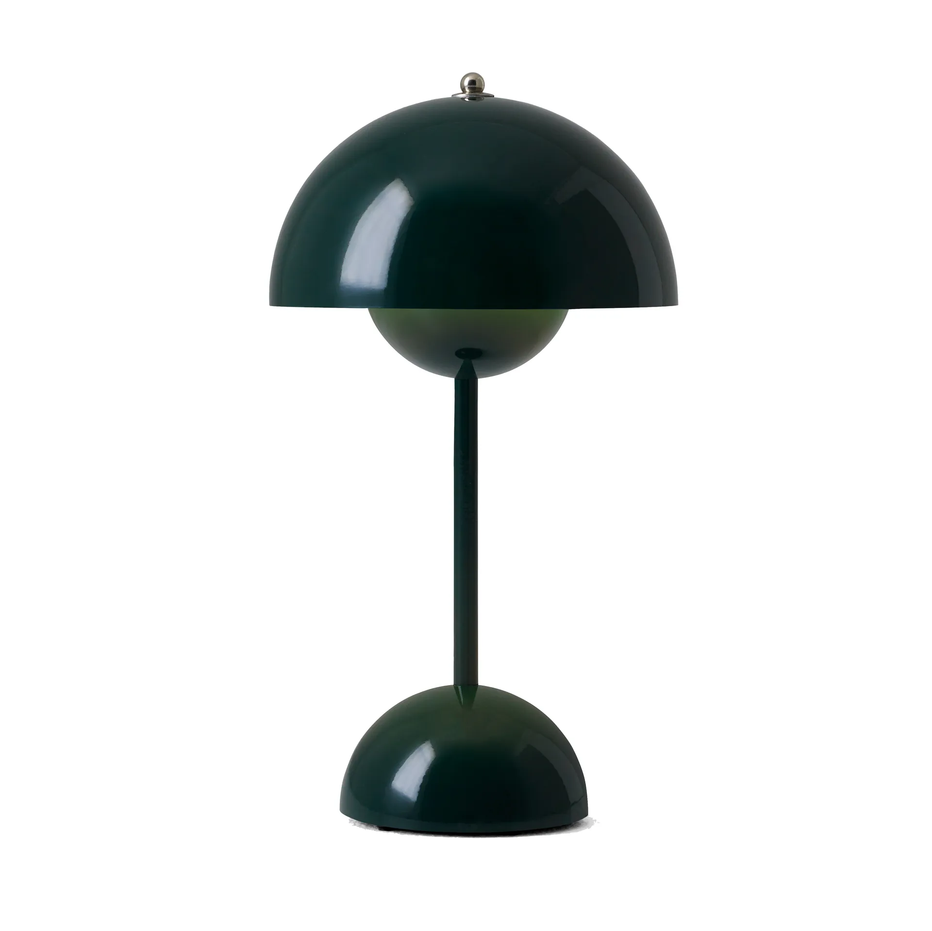 Flowerpot portable table lamp VP9, dark green &Tradition