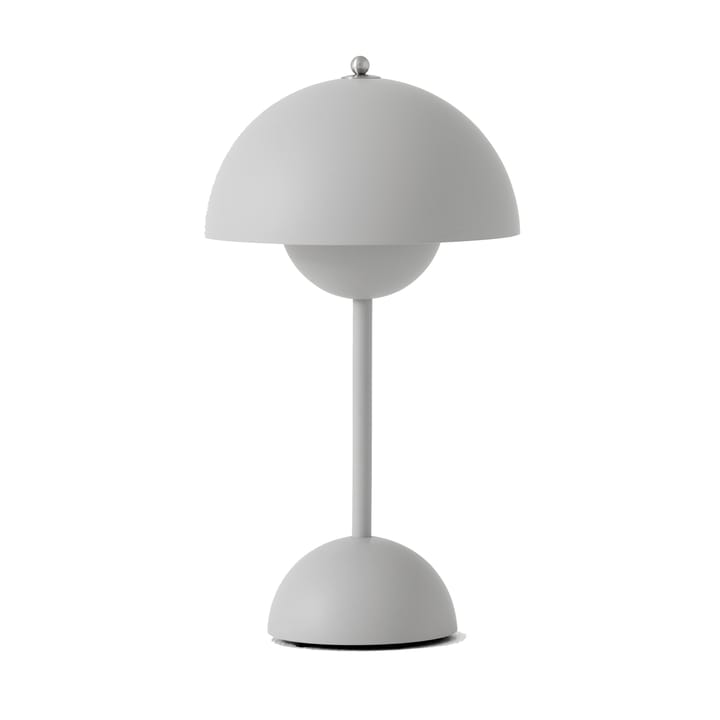 Flowerpot portable table lamp VP9 - matte light grey - &Tradition