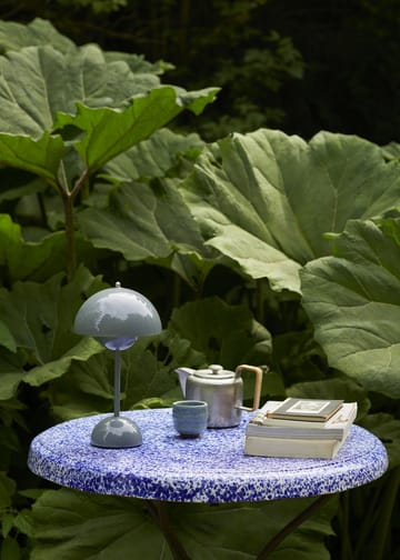 Flowerpot portable table lamp VP9 - Stone blue - &Tradition