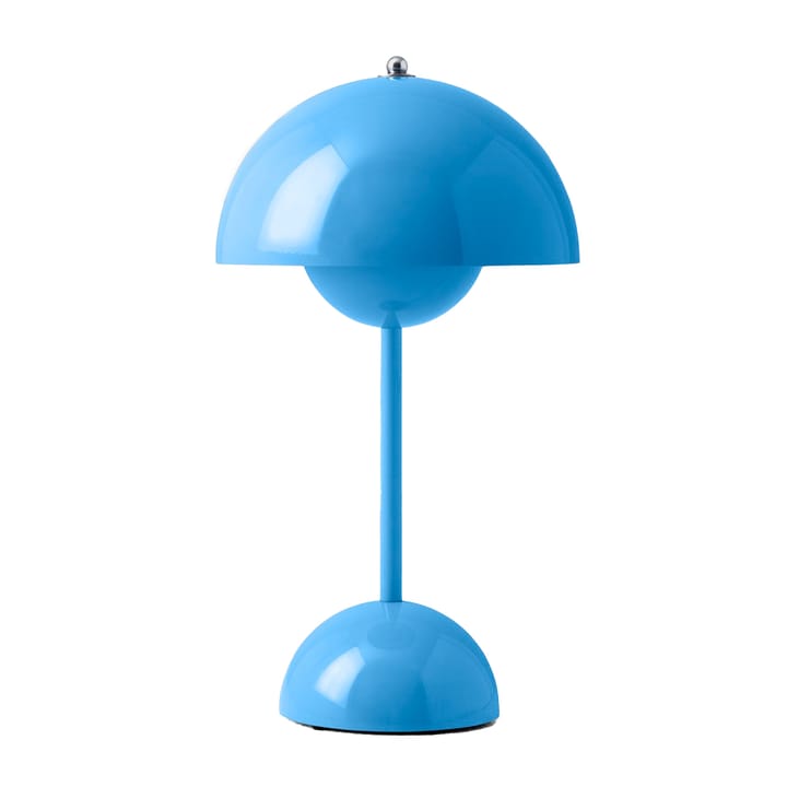 Flowerpot portable table lamp VP9 - Swim blue - &Tradition