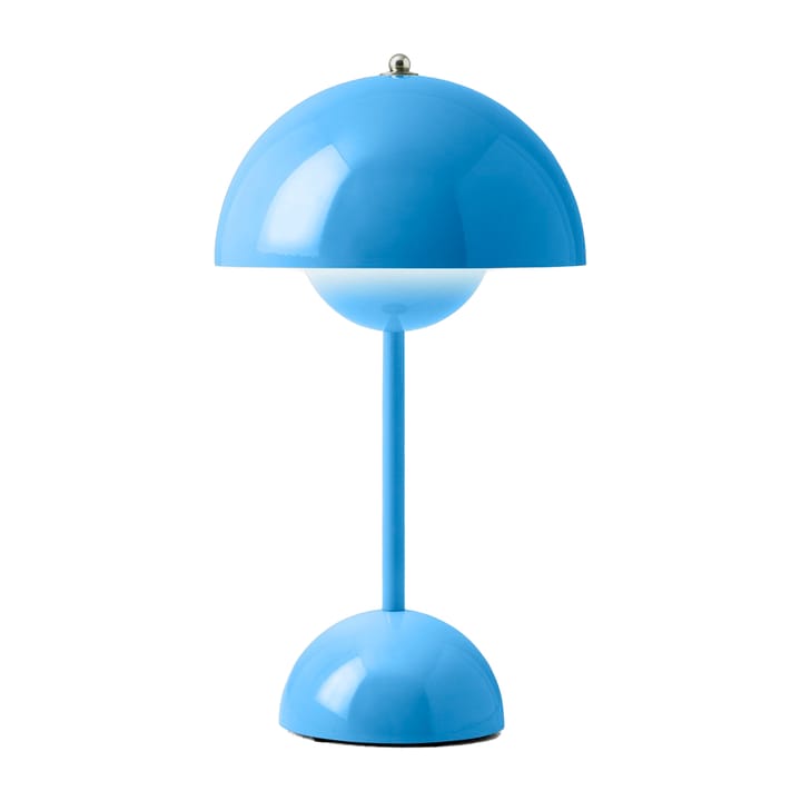 Flowerpot portable table lamp VP9 - Swim blue - &Tradition