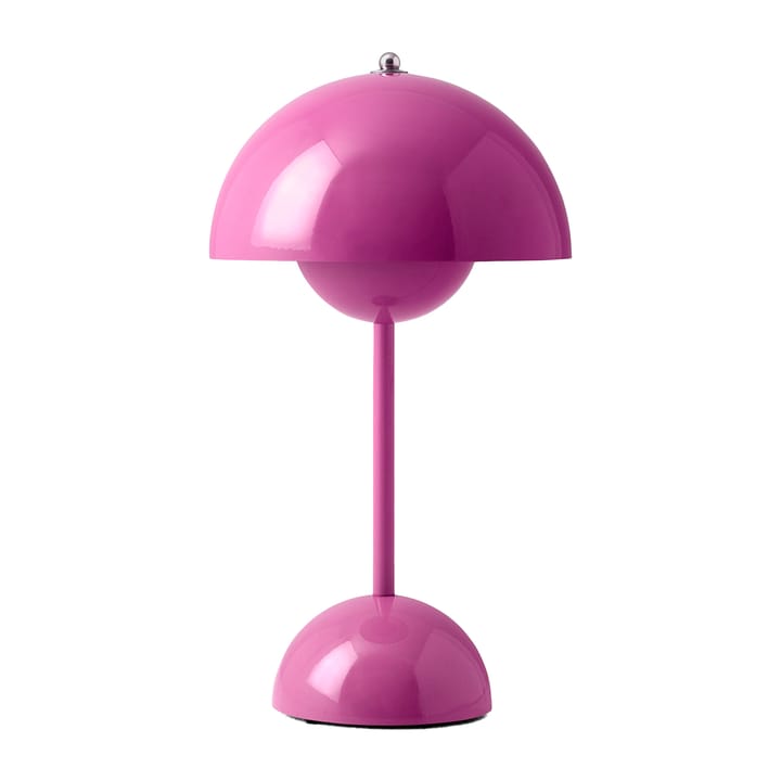 Flowerpot portable table lamp VP9 - Tangy pink - &Tradition