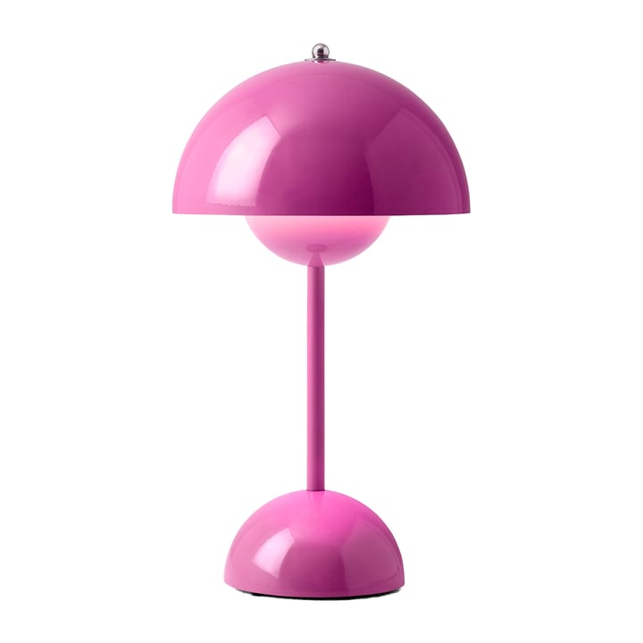 Flowerpot portable table lamp VP9 - Tangy pink - &Tradition