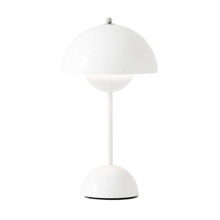 Flowerpot portable table lamp VP9, white &Tradition