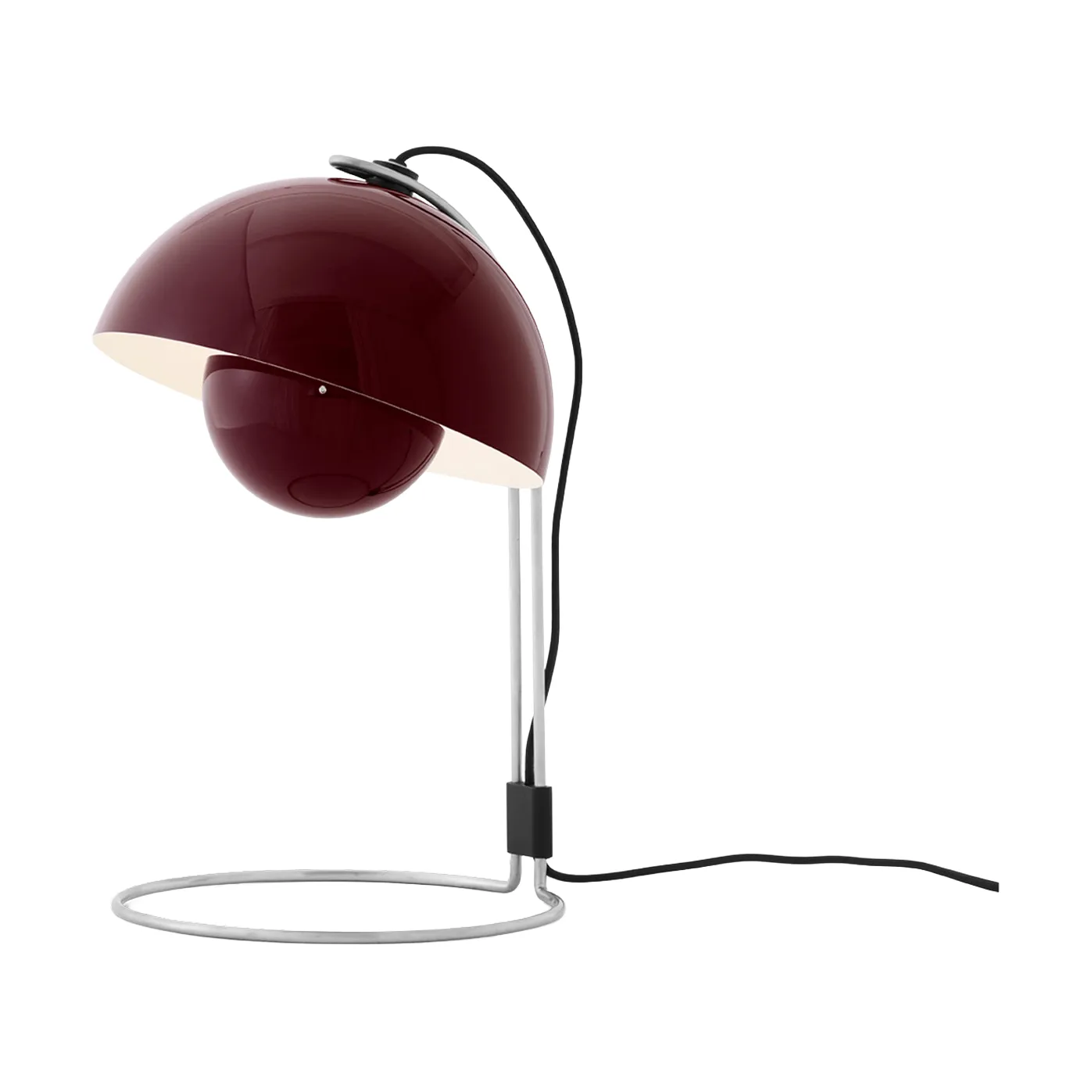 FlowerPot table lamp VP4, Dark plum &Tradition
