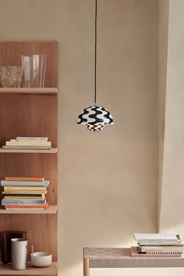 FlowerPot VP1 pendant - Black-white pattern - &Tradition