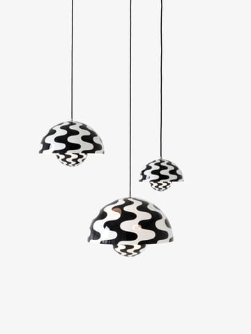 FlowerPot VP1 pendant - Black-white pattern - &Tradition