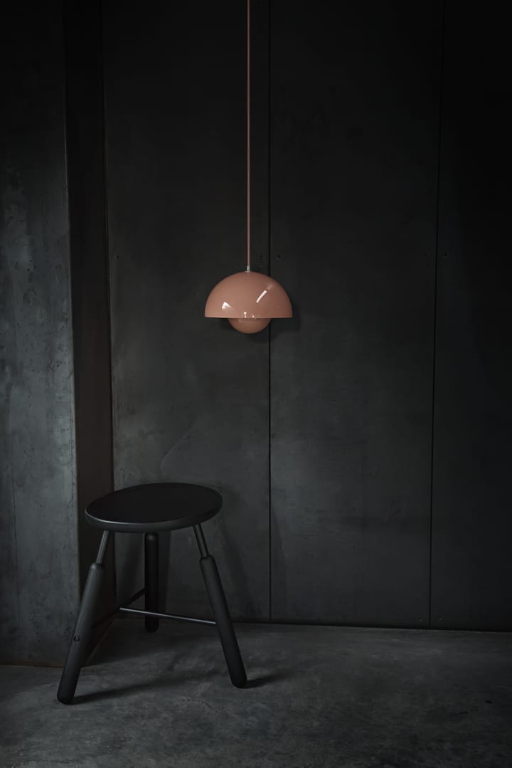 Flowerpot VP1 pendant lamp, beige-red &Tradition