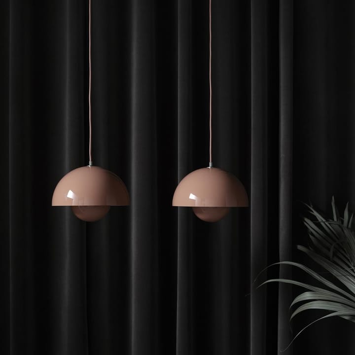 Flowerpot VP1 pendant lamp, beige-red &Tradition