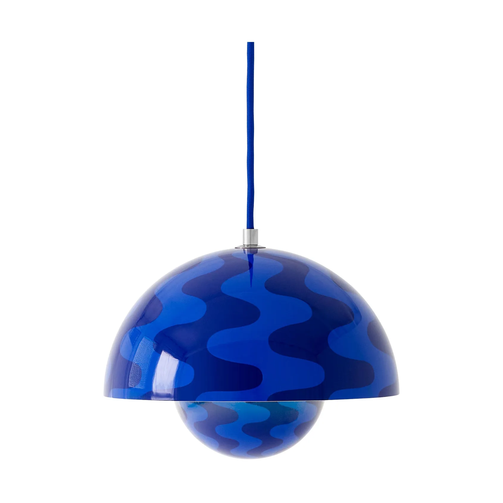 Flowerpot VP1 pendant lamp, Cobalt blue-Twilight blue &Tradition