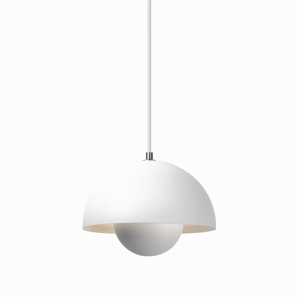 &Tradition Flowerpot VP1 pendant lamp matte white | Scandinavian Design | Pendant lamps | White