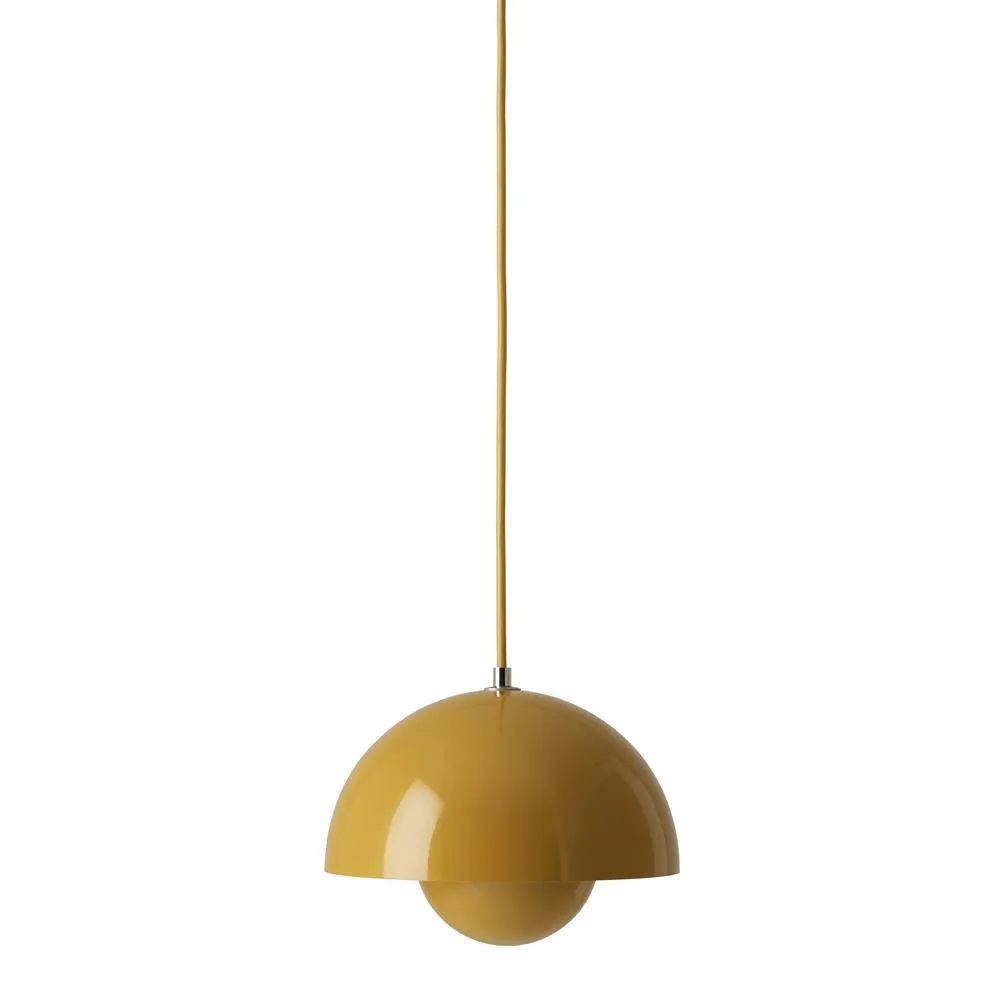 Flowerpot VP1 pendant lamp, mustard yellow &Tradition