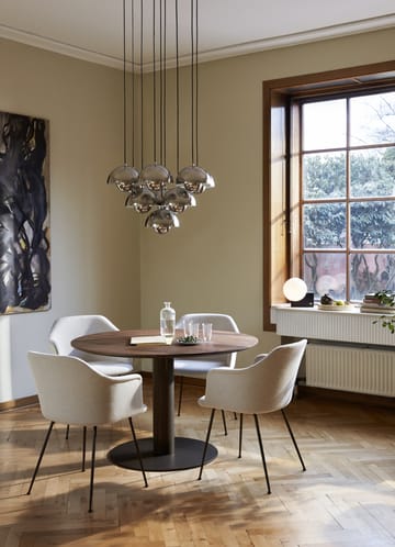 Flowerpot VP1 pendant lamp - polished steel - &Tradition