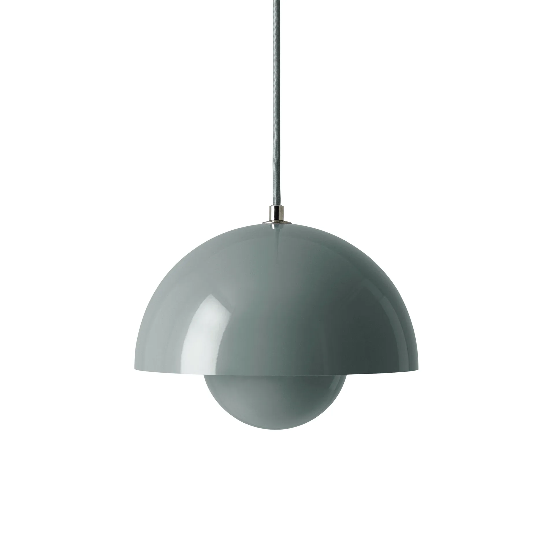 Flowerpot VP1 pendant lamp, Stone blue &Tradition
