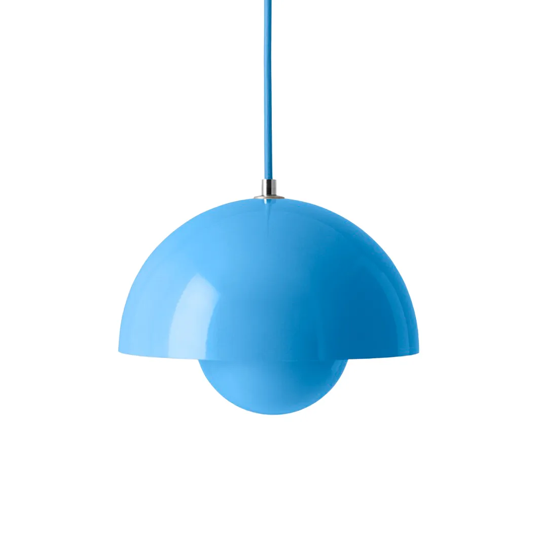 Flowerpot VP1 pendant lamp, Swim blue &Tradition