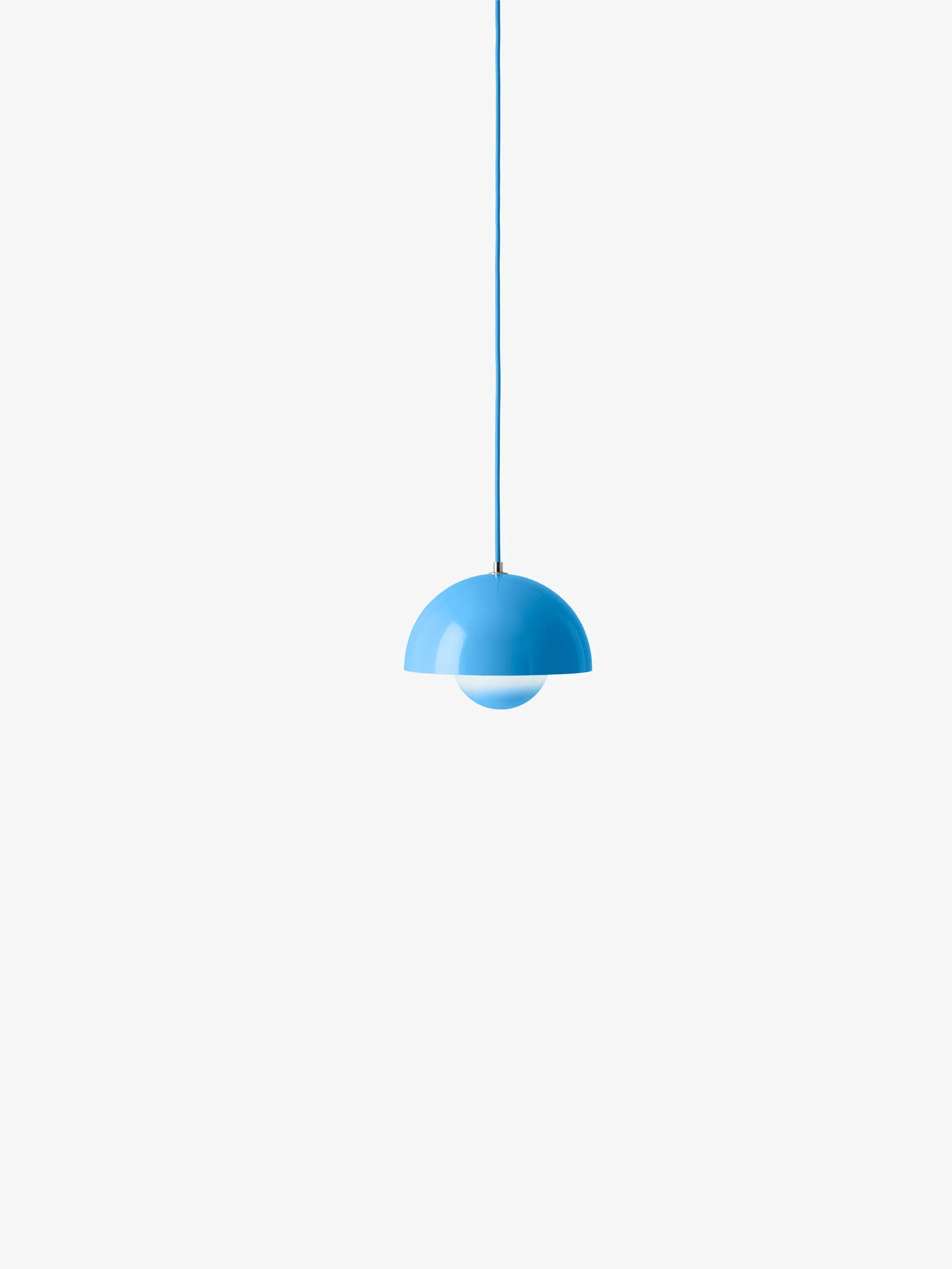 Flowerpot VP1 pendant lamp, Swim blue &Tradition