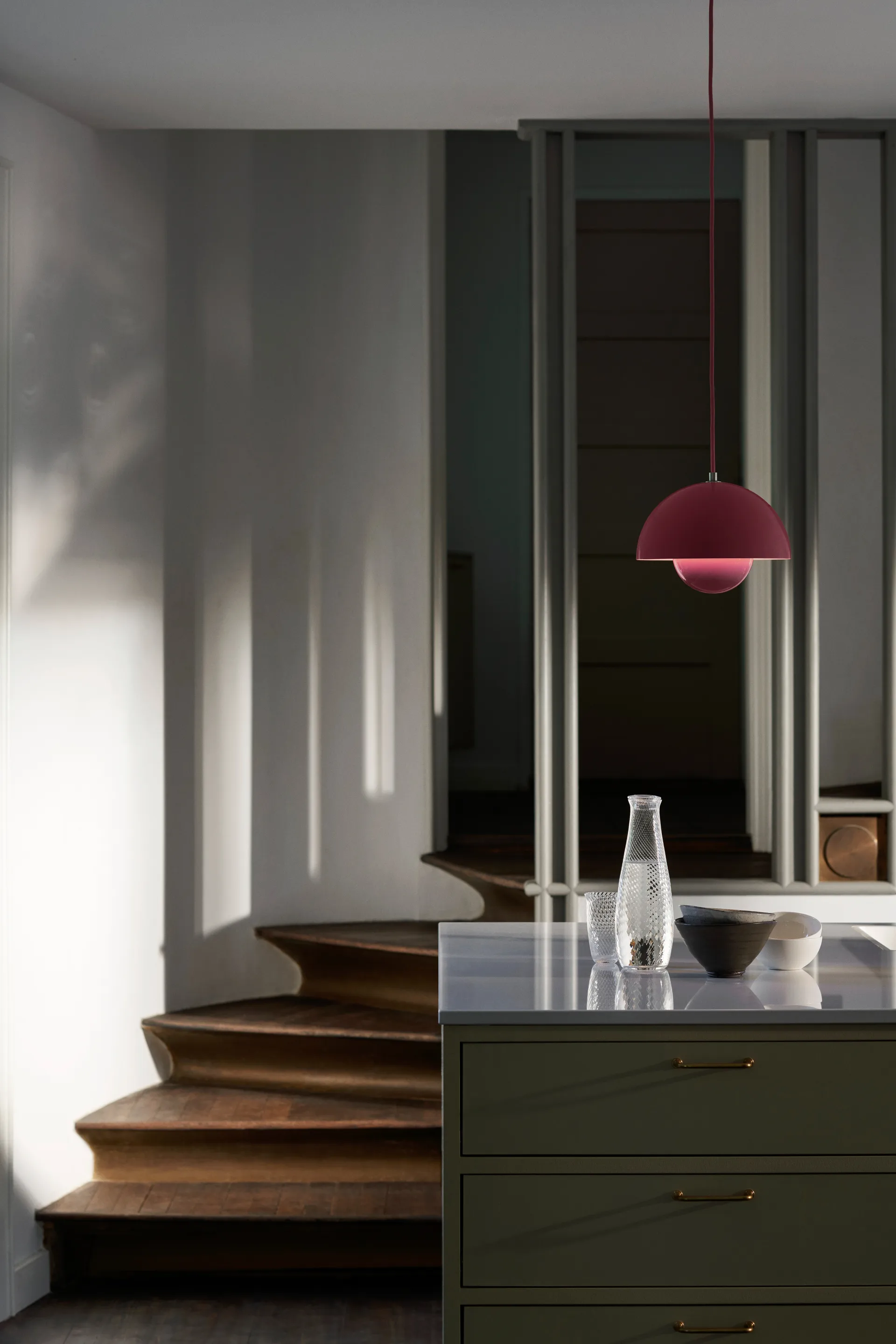 Flowerpot VP1 pendant lamp, Tangy pink &Tradition