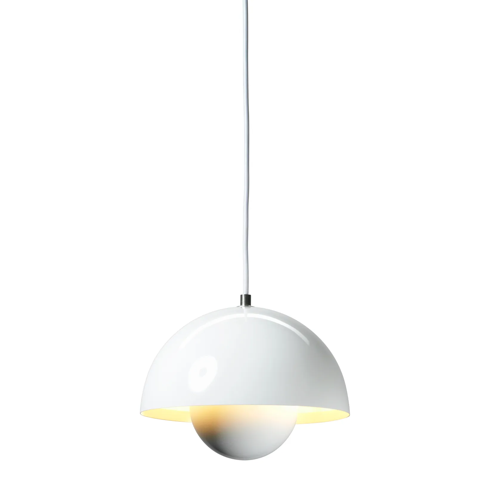 Flowerpot VP1 pendant lamp, white &Tradition
