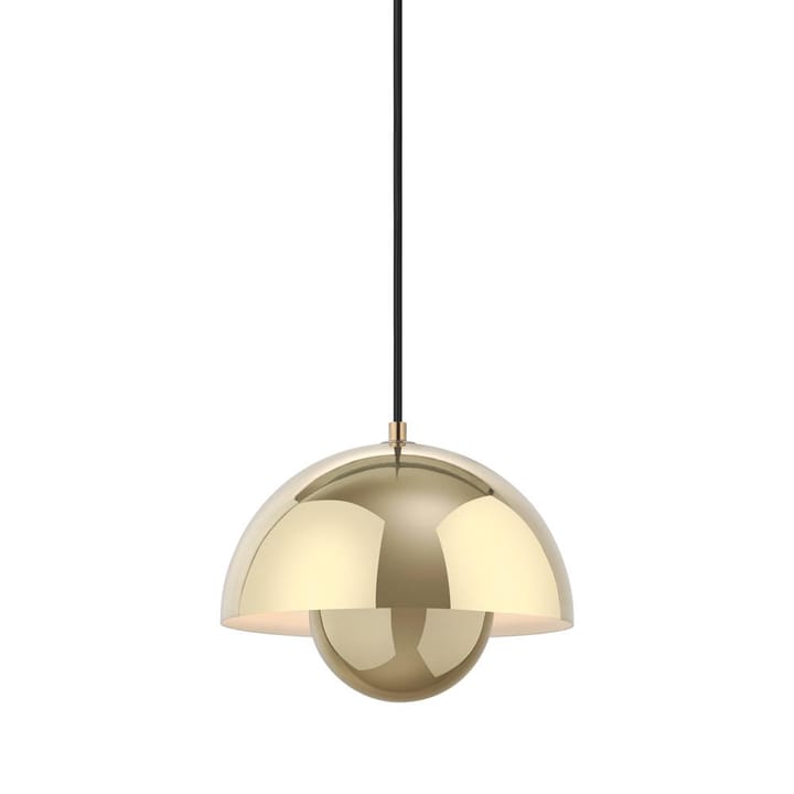 FlowerPot VP1 pendant - polished brass - &Tradition