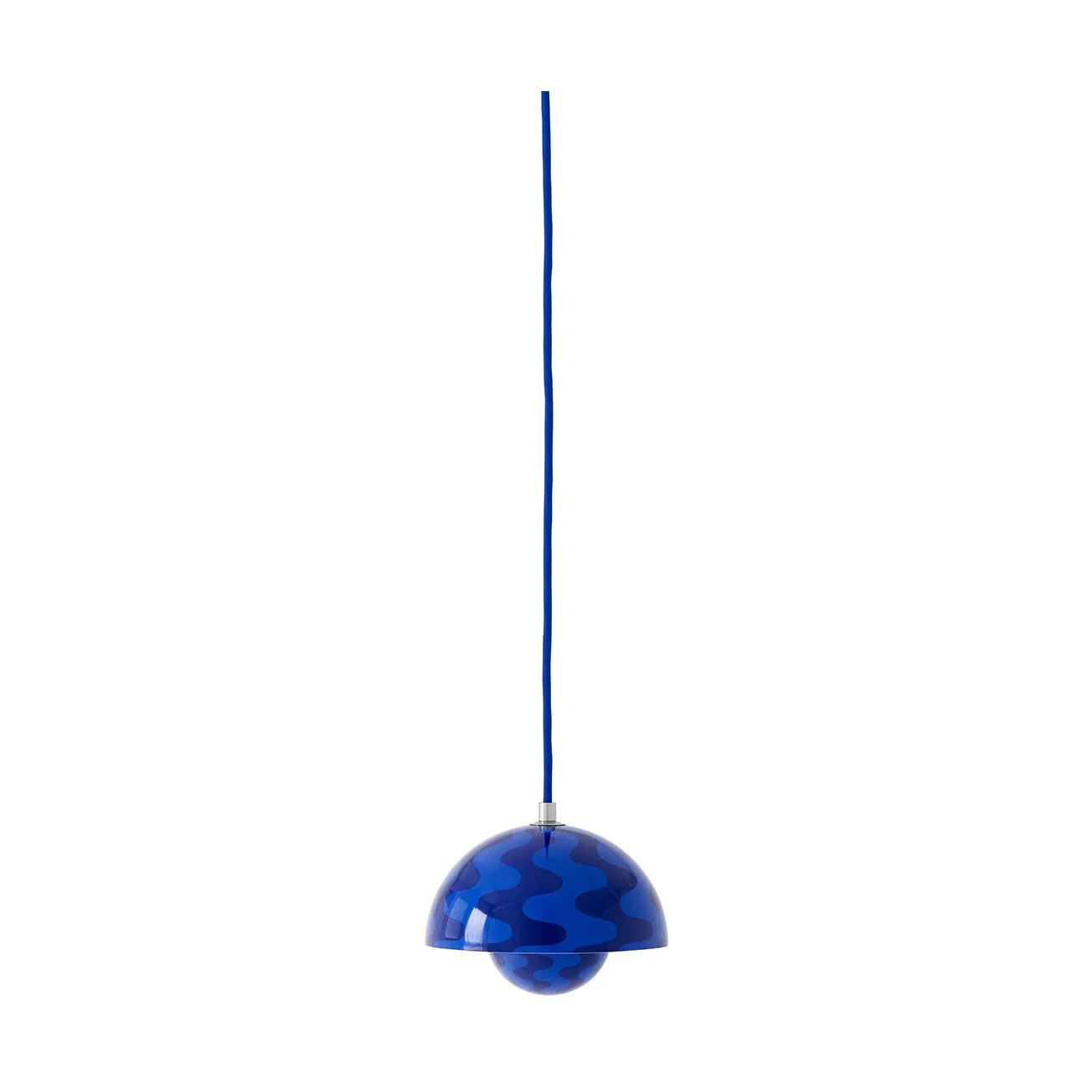Flowerpot VP10 pendant lamp, Cobalt blue-Twilight blue &Tradition