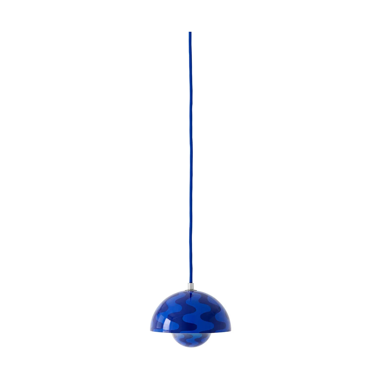 Flowerpot VP10 pendant lamp, Cobalt blue-Twilight blue &Tradition