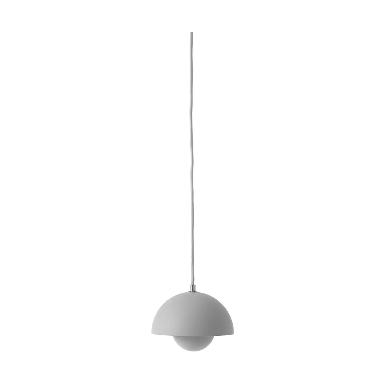 Flowerpot VP10 pendant lamp, Matte light grey &Tradition