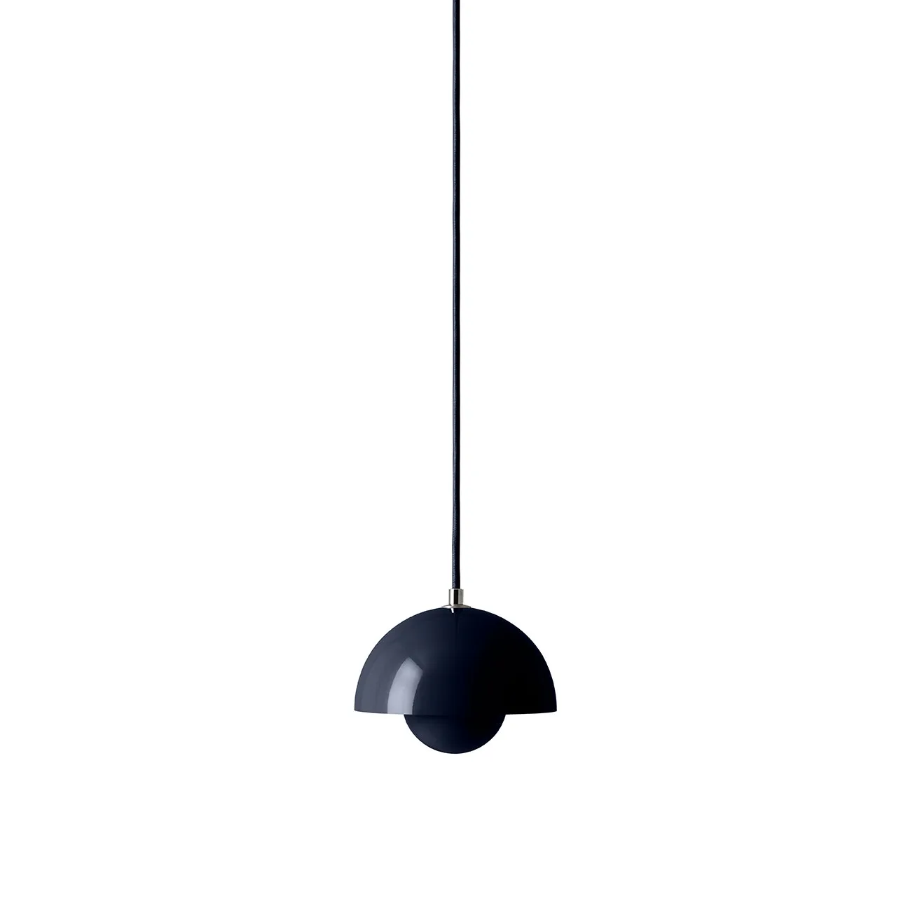 Flowerpot VP10 pendant lamp, Steel blue &Tradition