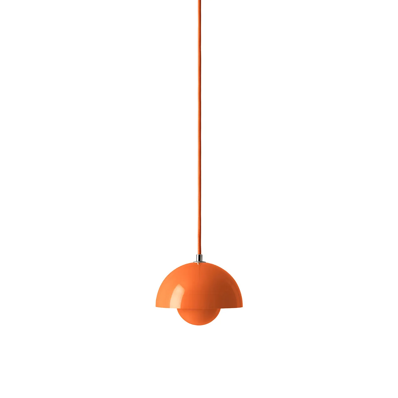 Flowerpot VP10 pendant lamp, Zesty orange &Tradition