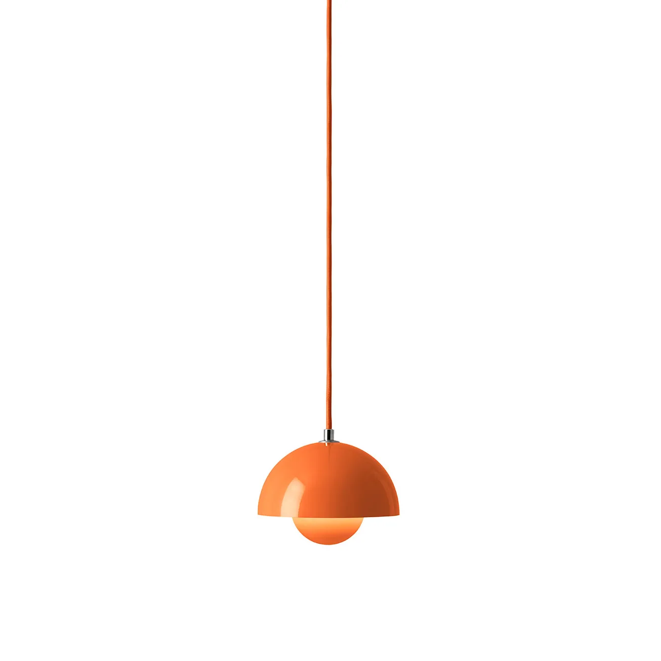 Flowerpot VP10 pendant lamp, Zesty orange &Tradition