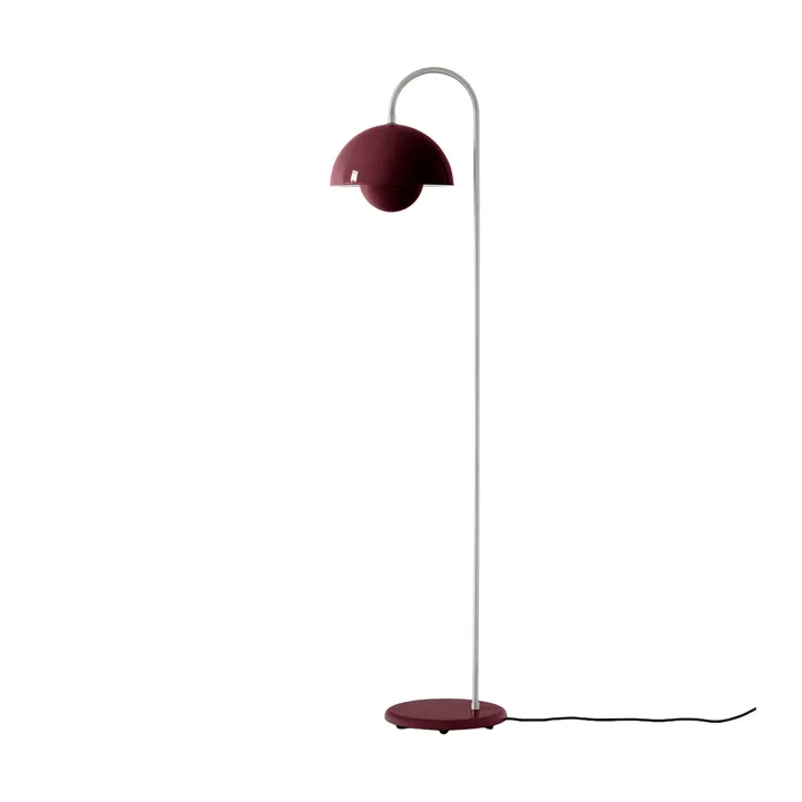 Flowerpot VP12 floor lamp - Dark plum - &Tradition