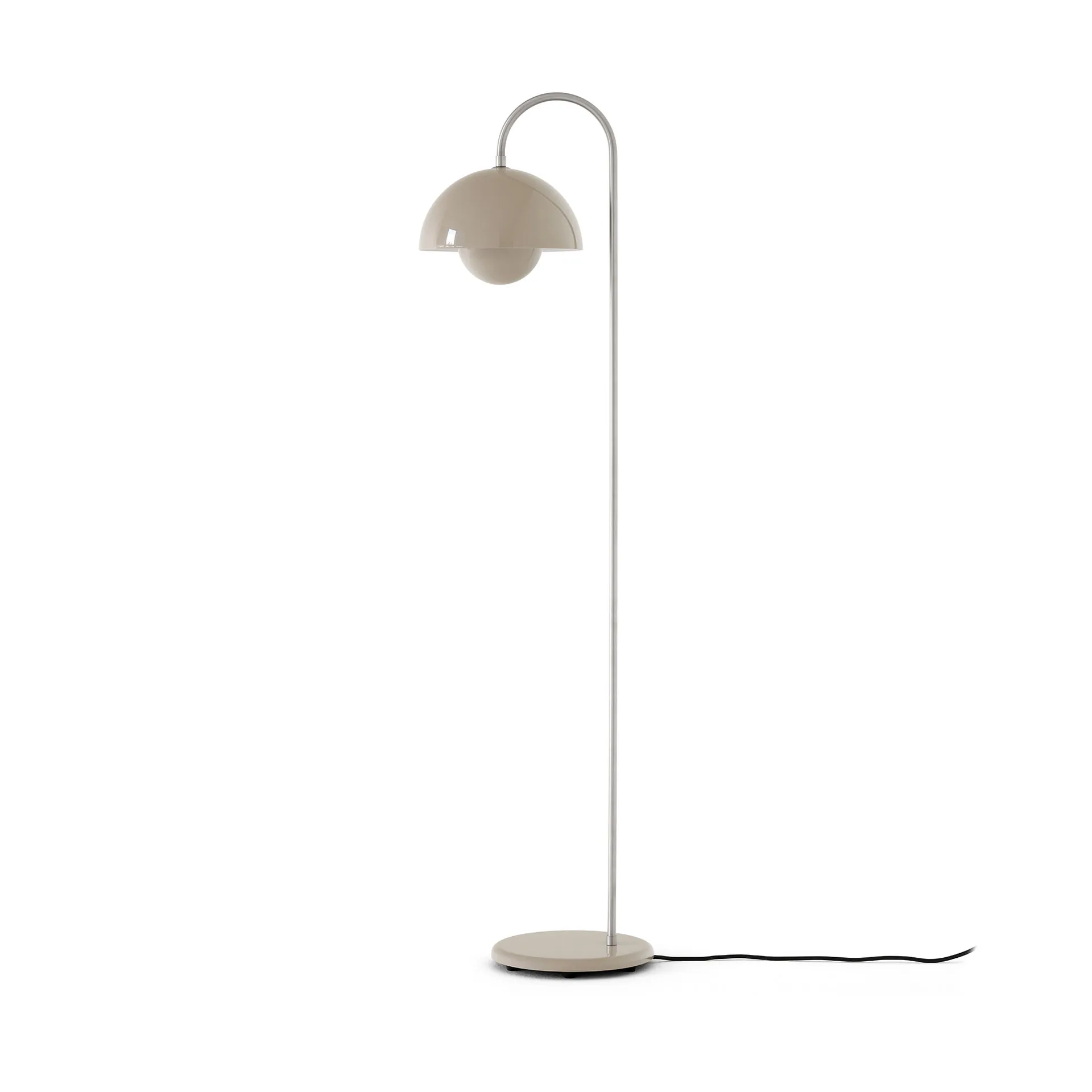 Flowerpot VP12 floor lamp, Grey beige &Tradition