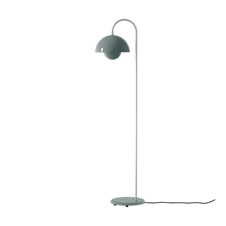 Flowerpot VP12 floor lamp - Stone blue - &Tradition