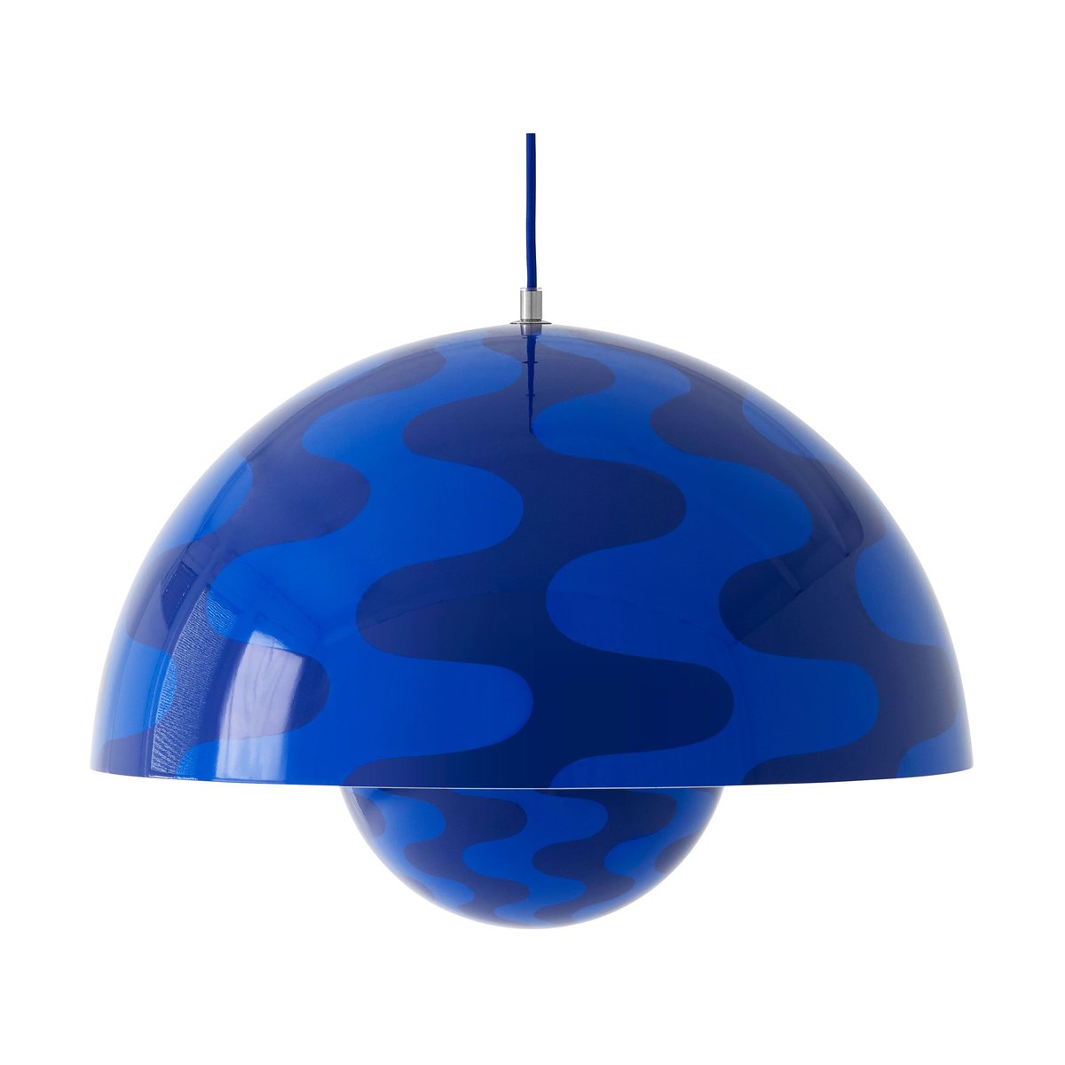 &Tradition Flowerpot VP2 pendant lamp big Cobalt blue-Twilight blue
