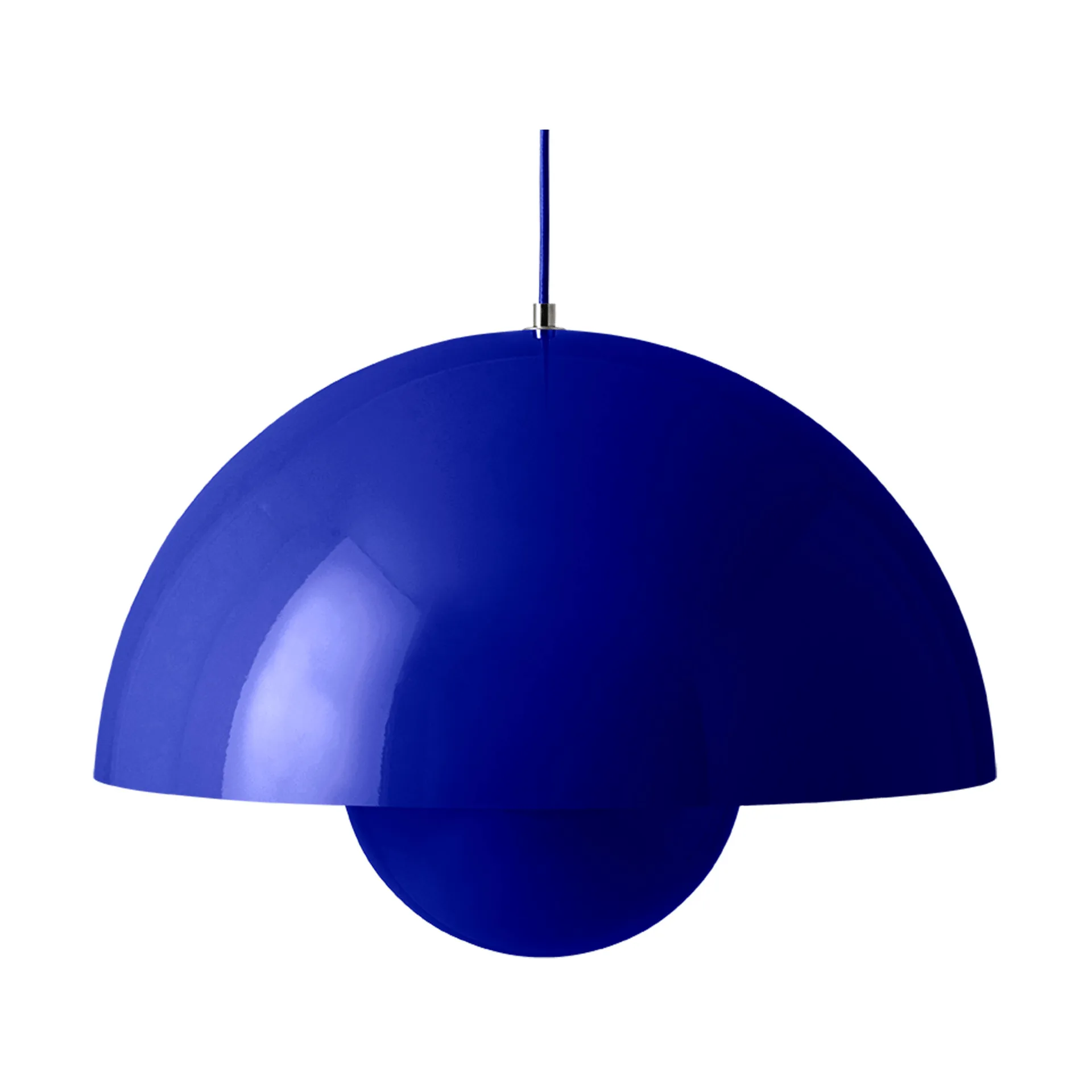 Flowerpot VP2 pendant lamp big, Cobalt blue &Tradition