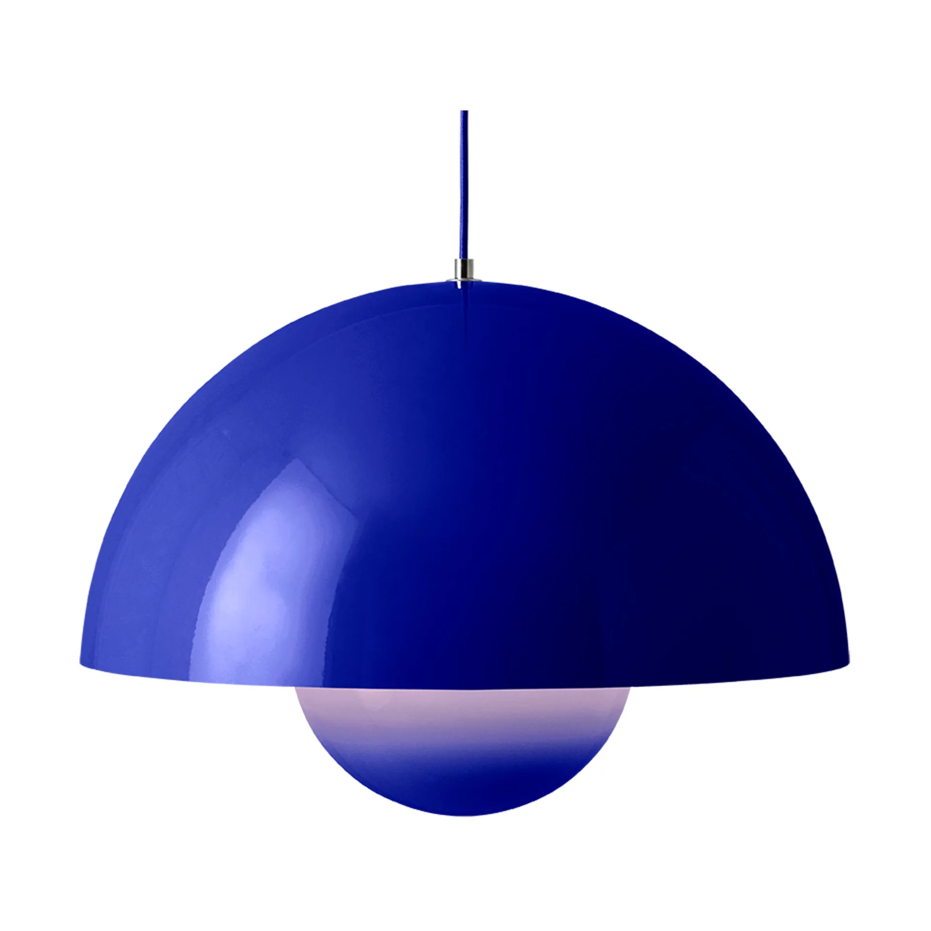 Flowerpot VP2 pendant lamp big, Cobalt blue &Tradition