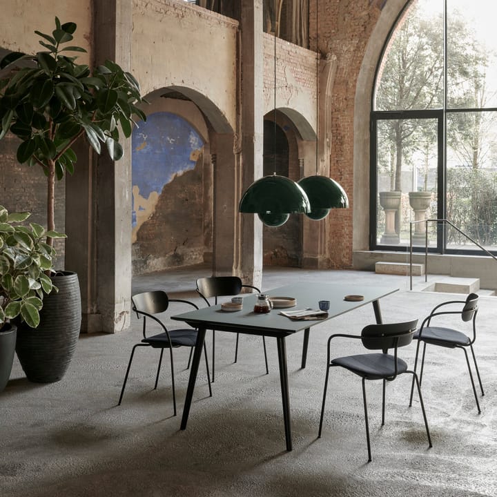 Flowerpot VP2 pendant lamp big, dark green &Tradition