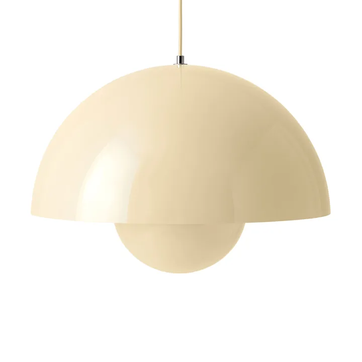 Flowerpot VP2 pendant lamp big - Ivory - &Tradition