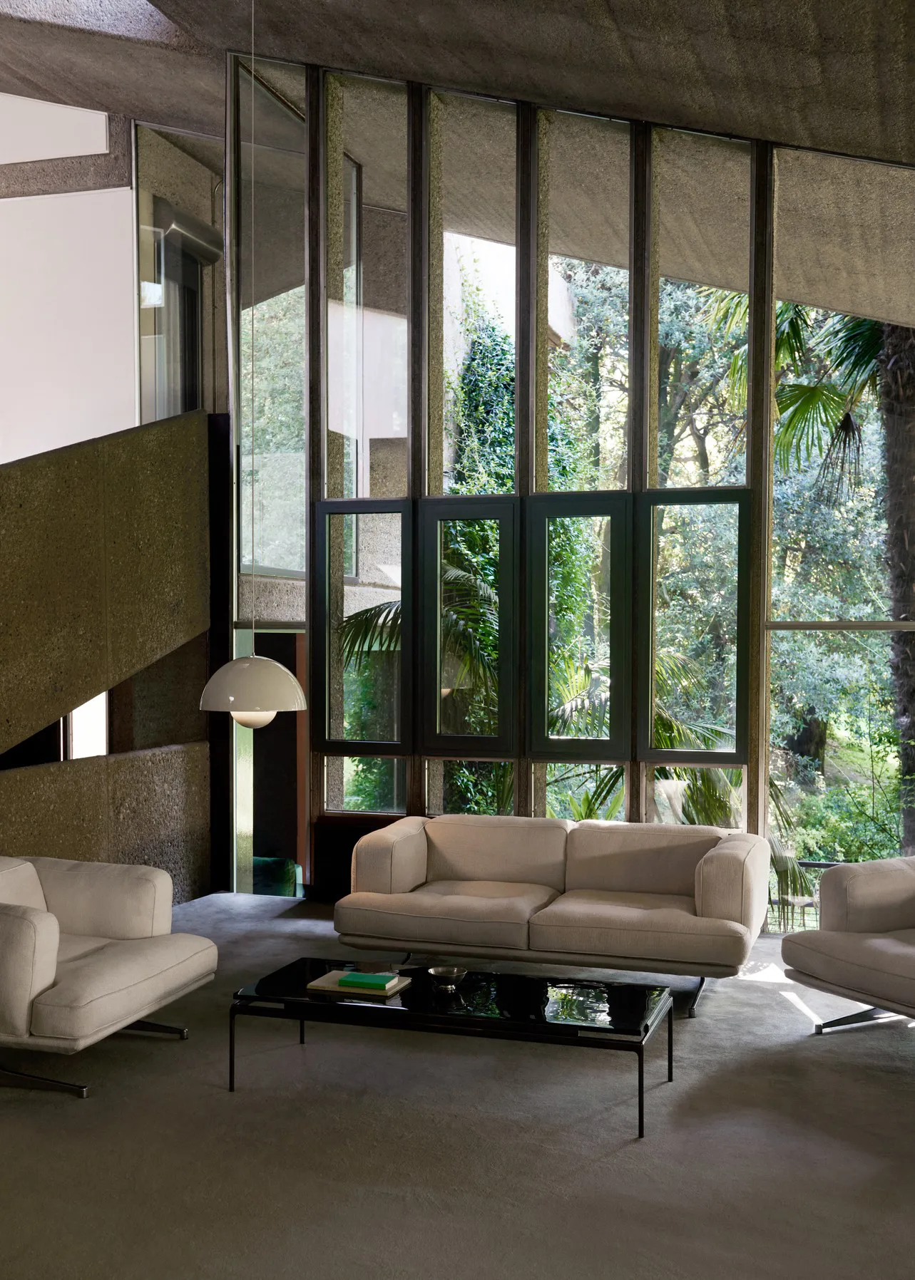 Flowerpot VP2 pendant lamp big, Ivory &Tradition