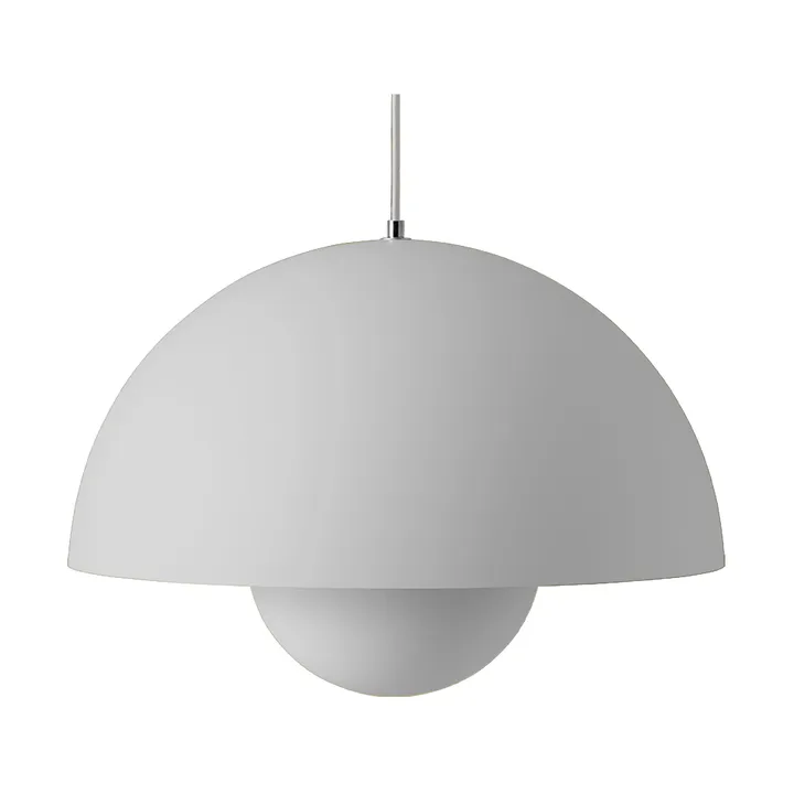 Flowerpot VP2 pendant lamp big - Matt light grey - &Tradition
