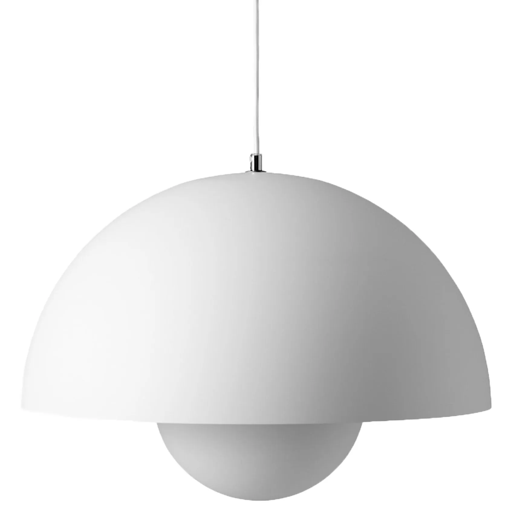 Flowerpot VP2 pendant lamp big, matte white &Tradition