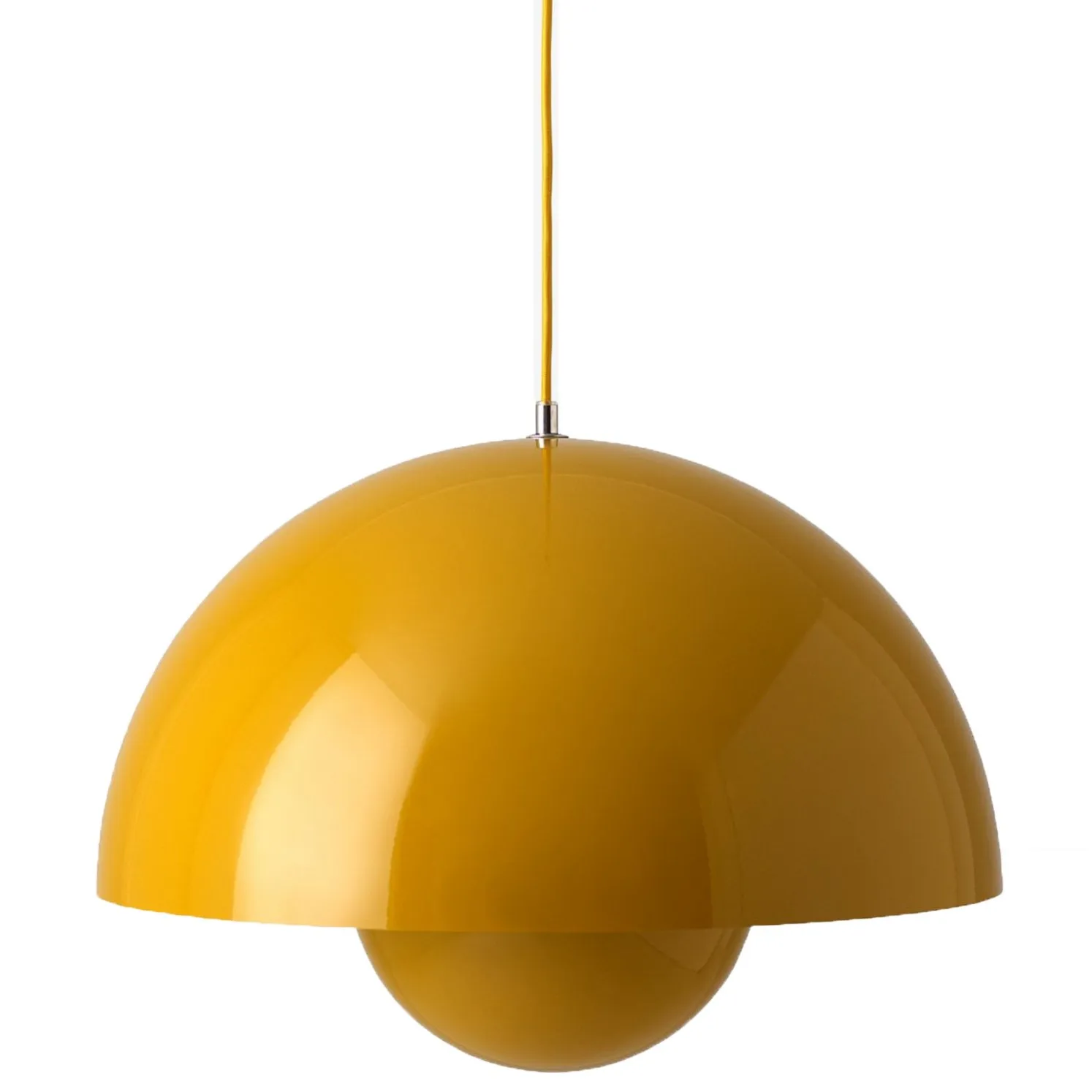 Flowerpot VP2 pendant lamp big, mustard &Tradition