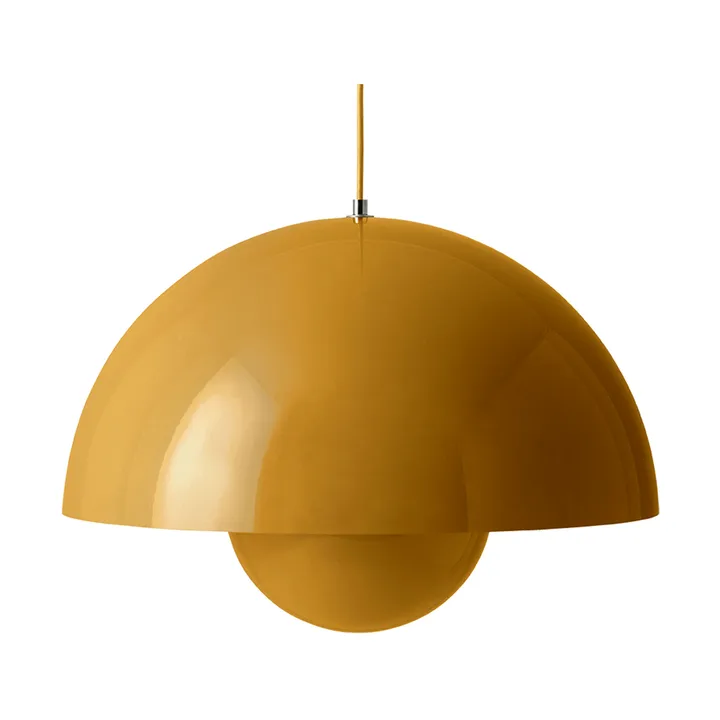 Flowerpot VP2 pendant lamp big - Mustard - &Tradition