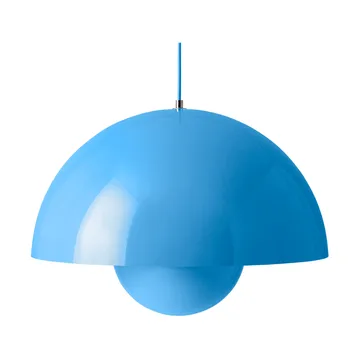 Flowerpot VP2 pendant lamp big - Swim blue - &Tradition