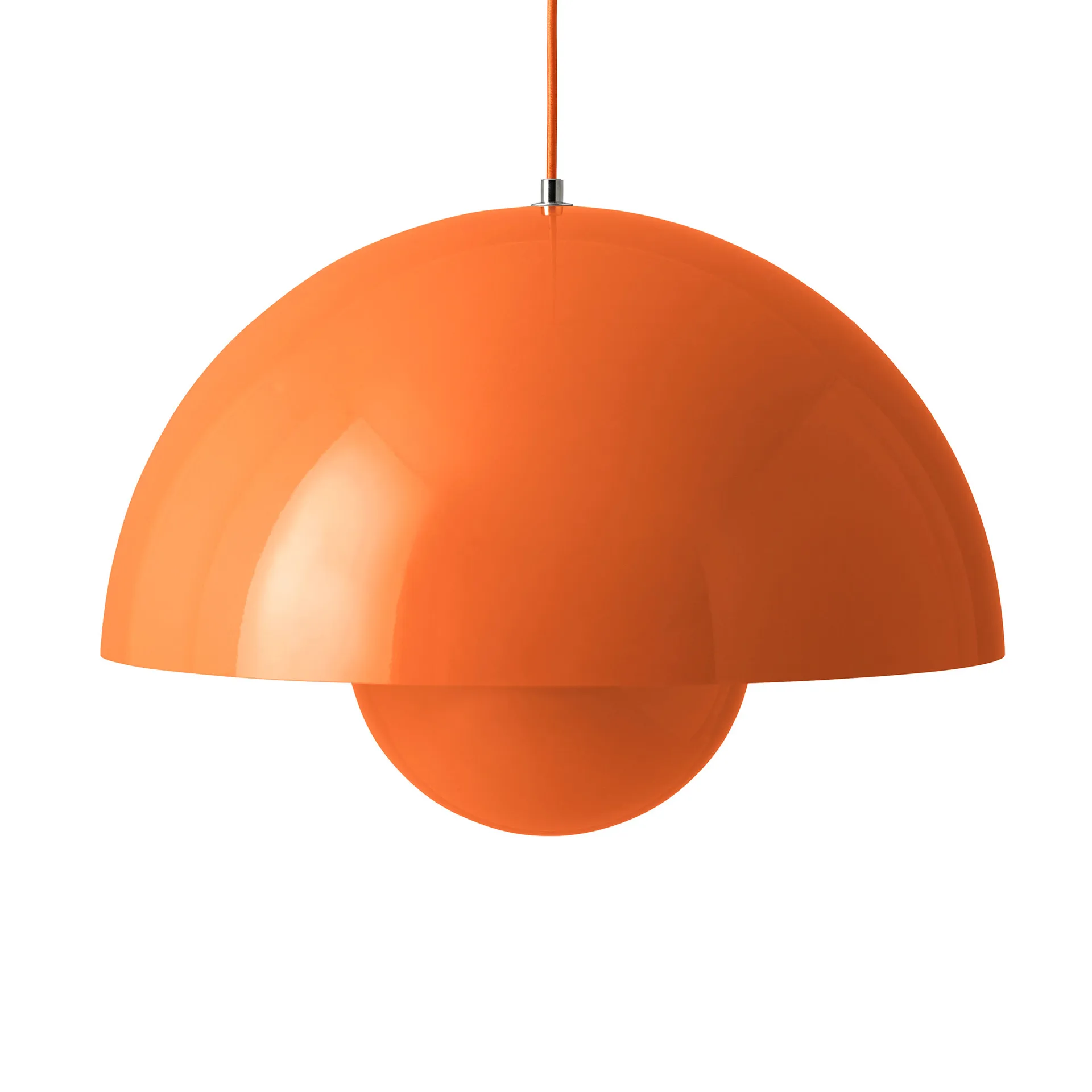 Flowerpot VP2 pendant lamp big, Zesty orange &Tradition