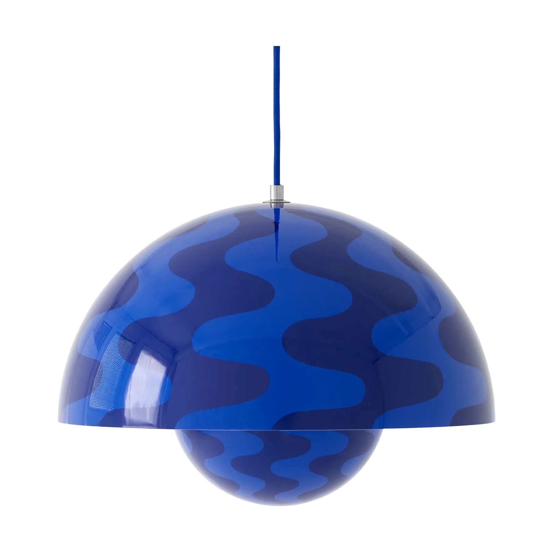 Flowerpot VP7 pendant lamp, Cobalt blue-Twilight blue &Tradition