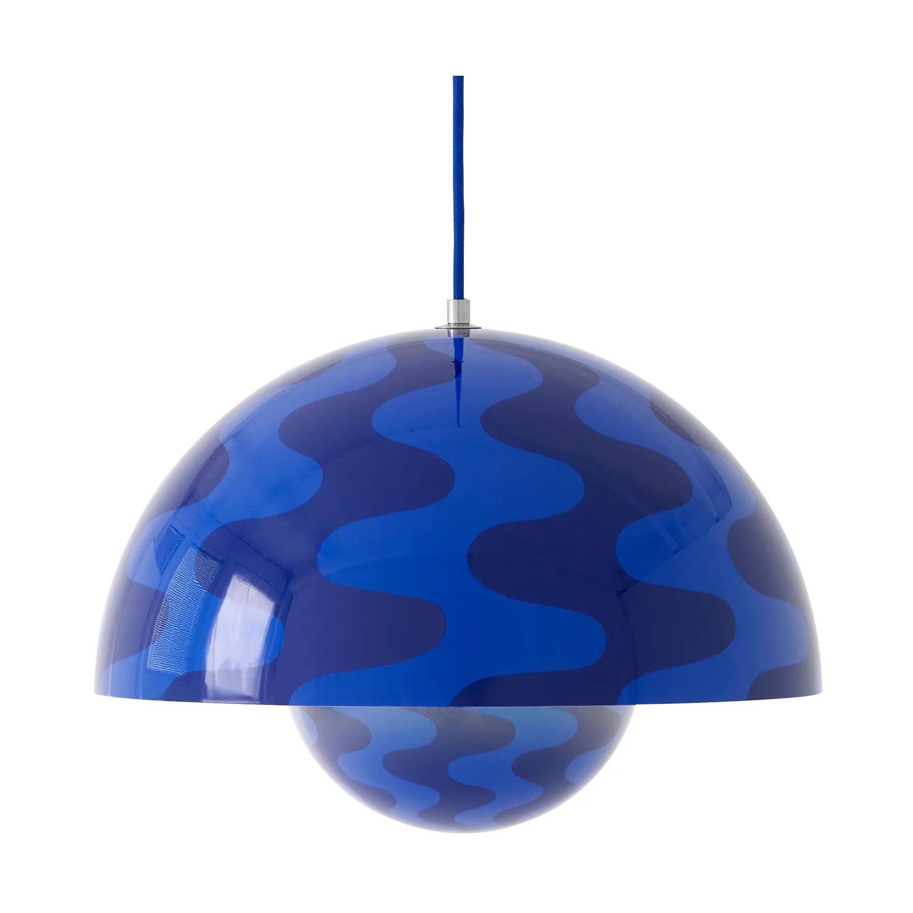Flowerpot VP7 pendant lamp, Cobalt blue-Twilight blue &Tradition