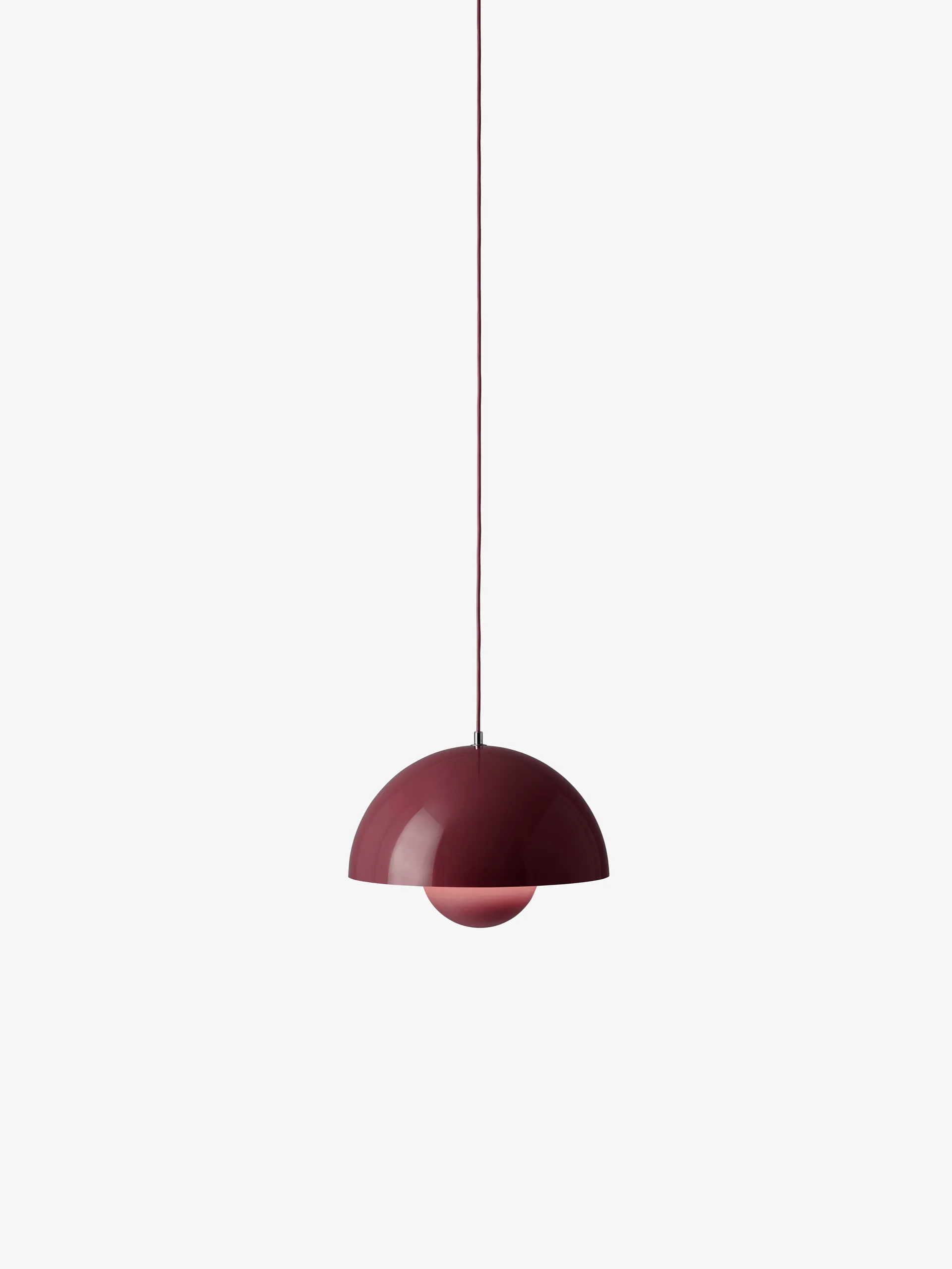 Flowerpot VP7 pendant lamp, Dark plum &Tradition